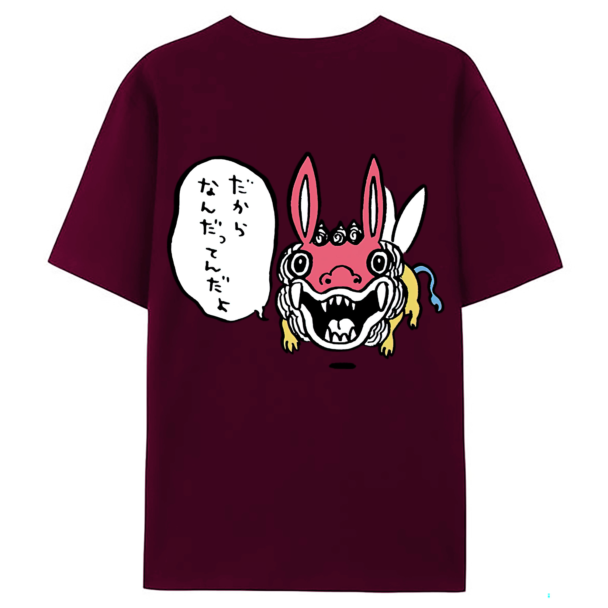 （画像用） ちいかわ でかつよ Chii-kawa Dekatsuyo レディース半袖Tシャツ(バックプリント)